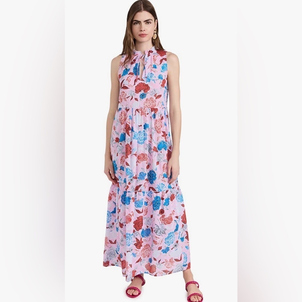 BB DAKOTA tropic of the day dress in pink XS - Picture 3 of 6